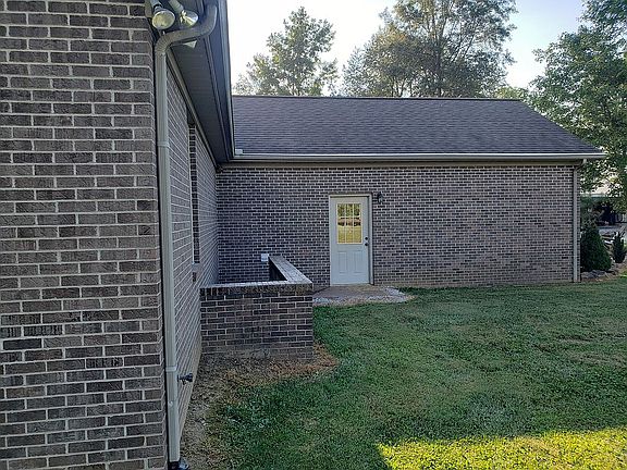 Back side of garage,  and basemententrance