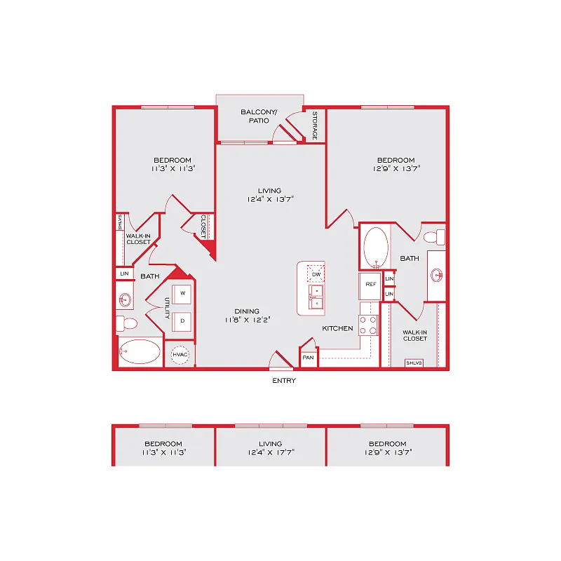 Floor plan B12