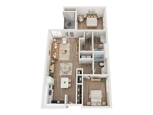 Floor plan Mirage Renovated