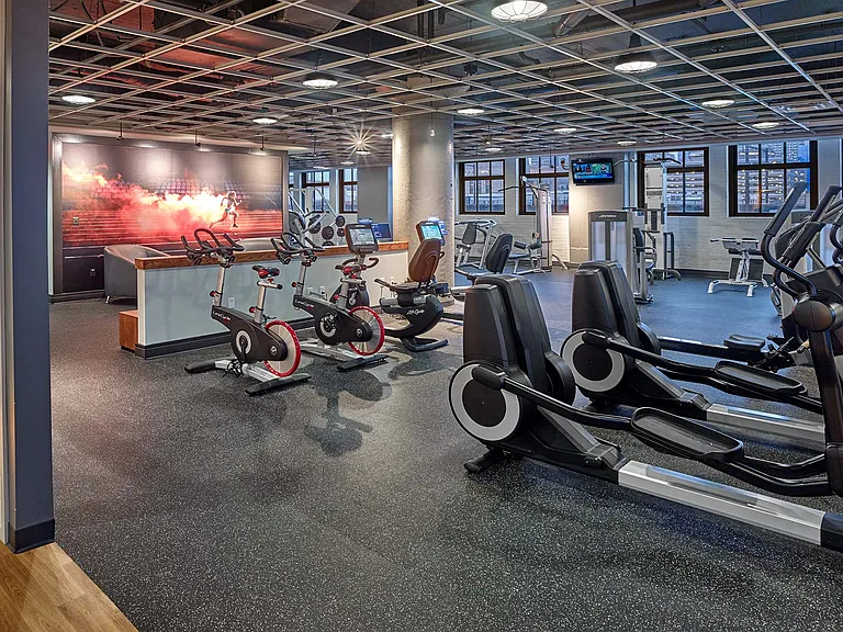 24-hour fitness center