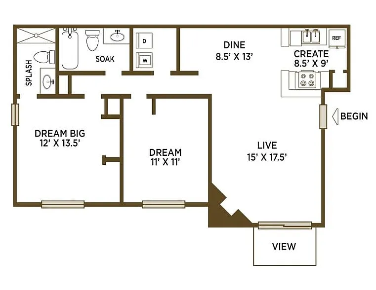 Floor plan Aspen