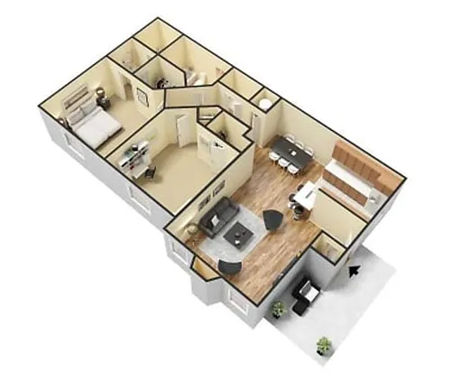 Floor plan B2 The Howard
