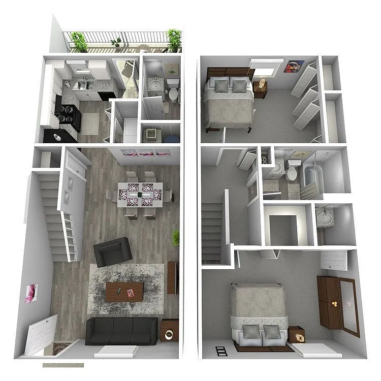 Floor plan Renderings I