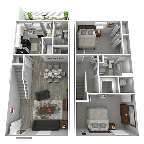Floor plan Renderings I