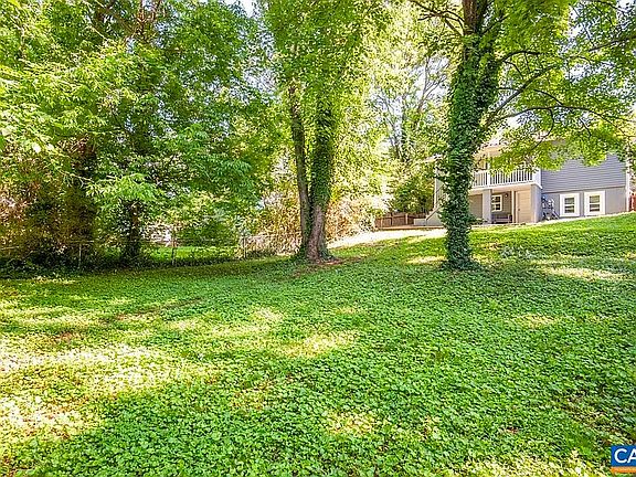Fenced in backyard