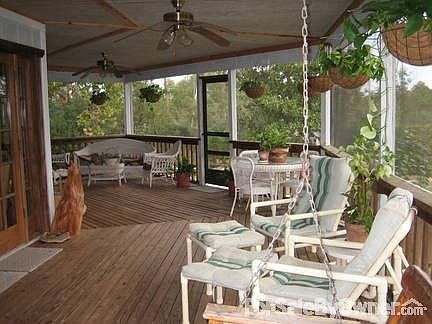 If You Like Being Outside
						:
						If you are an outside person here is your 12X60 porch.