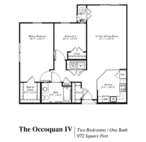 Floor plan OCCOQUAN IV