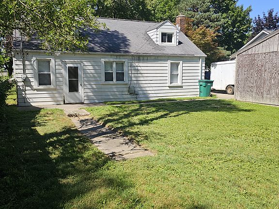 Back of home and back yard