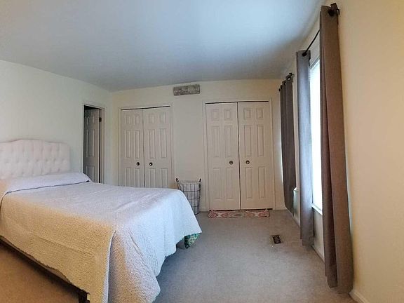 Master bedroom connected to master bath