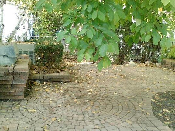 Backyard patio