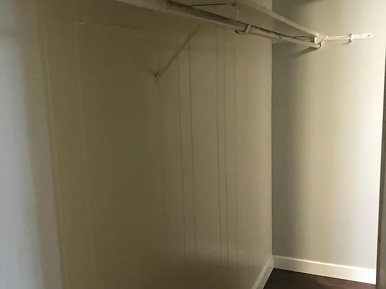 Huge closet in bedroom