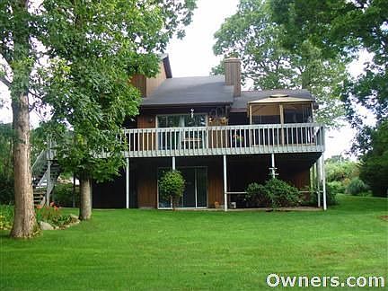 View from lower back yard