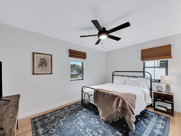 Main floor bedroom with queen bed