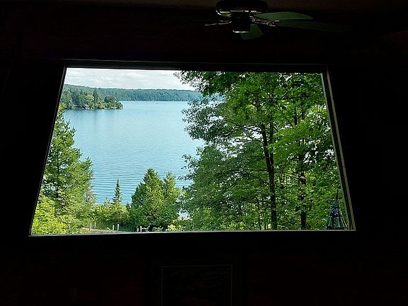 Lakeview from vaulted window