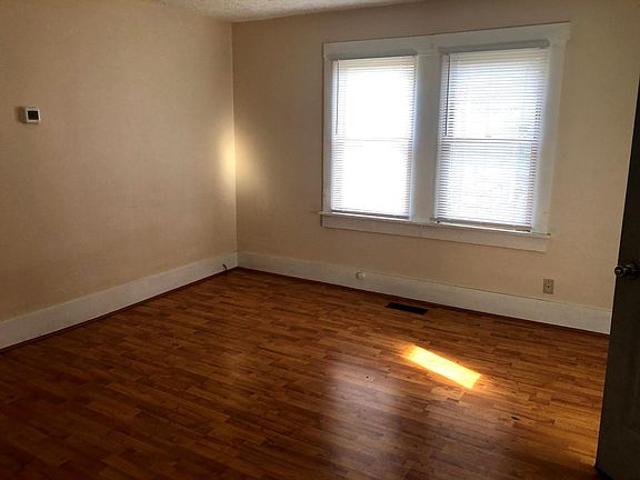 Living room with new digital thermostat