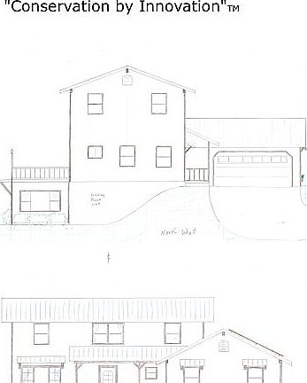 Home design, side/front view