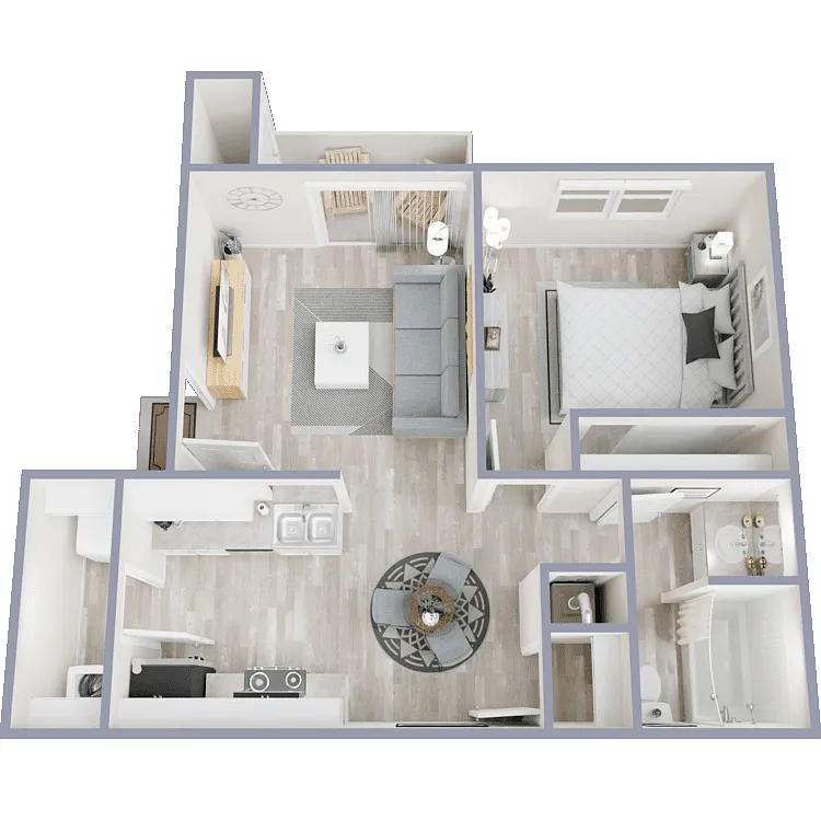 Floor plan One Bed A