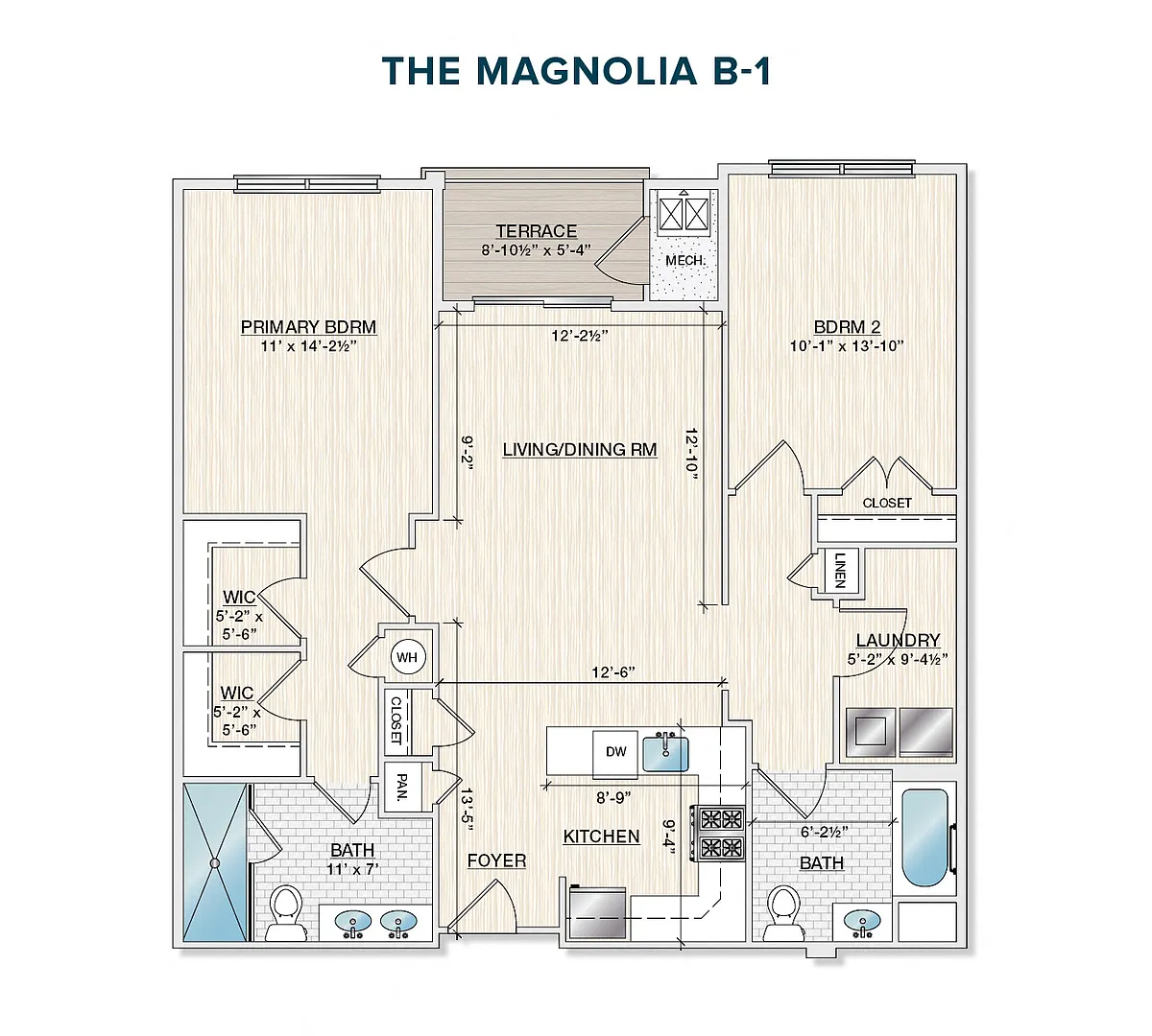 Floor plan The Magnolia B-1