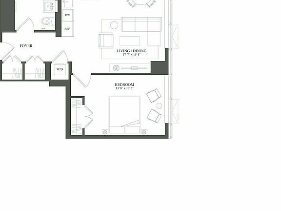 2nd image of 3 Court Sq #1804