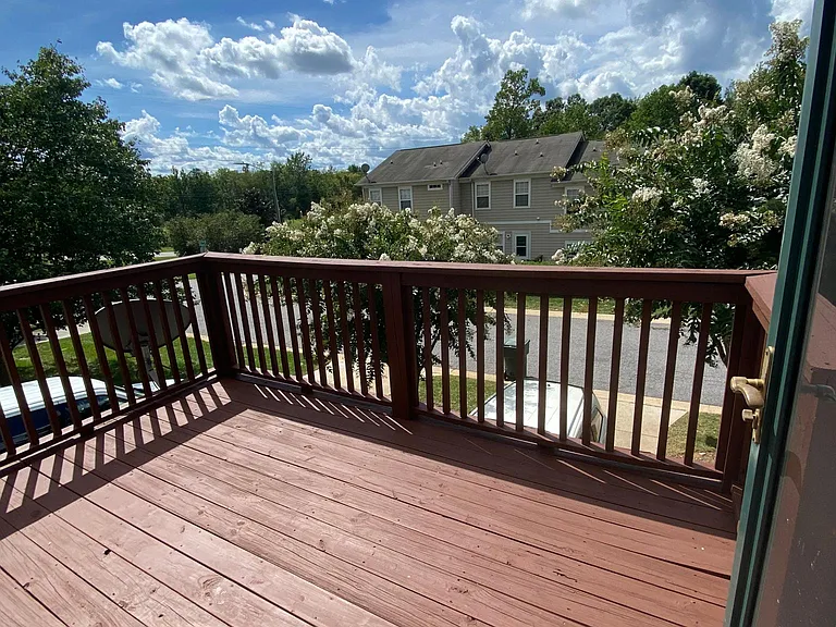 Front deck