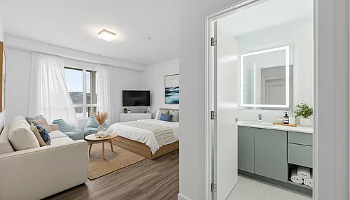 Floor plan 2 Bed 2 Bath - D1