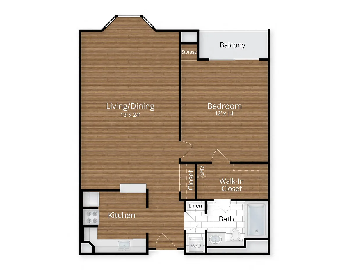 Floor plan Fenton - EA
