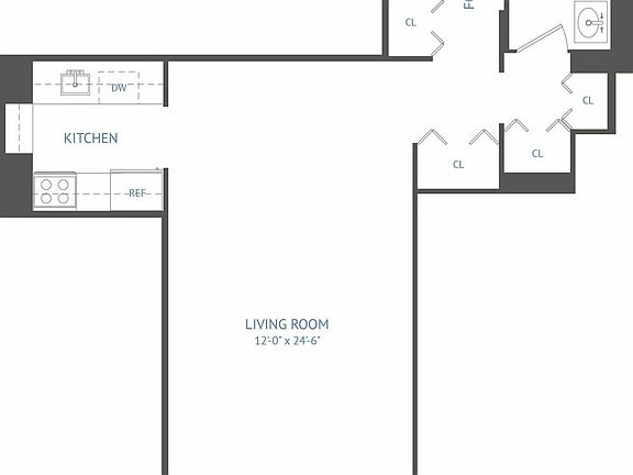 2nd image of 101 W 90th St APT 17F