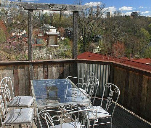 Back deck facing north