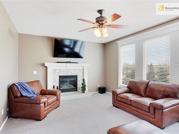 Lovely upgraded fireplace for those chilly nights.