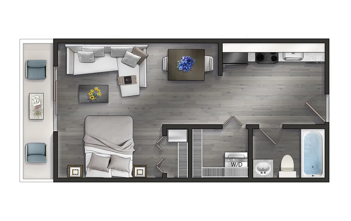 Floor plan Studio