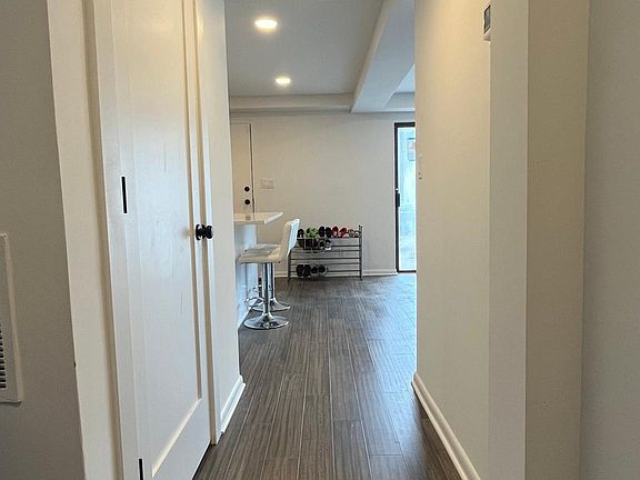 Through the front door towards the open living space