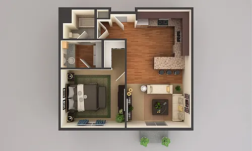 Floor plan 1 Bedroom