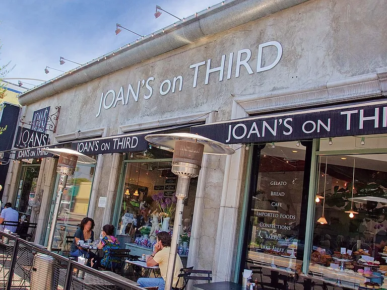 Visit Joans on Third for gourmet marketplace, cafe, and catering services