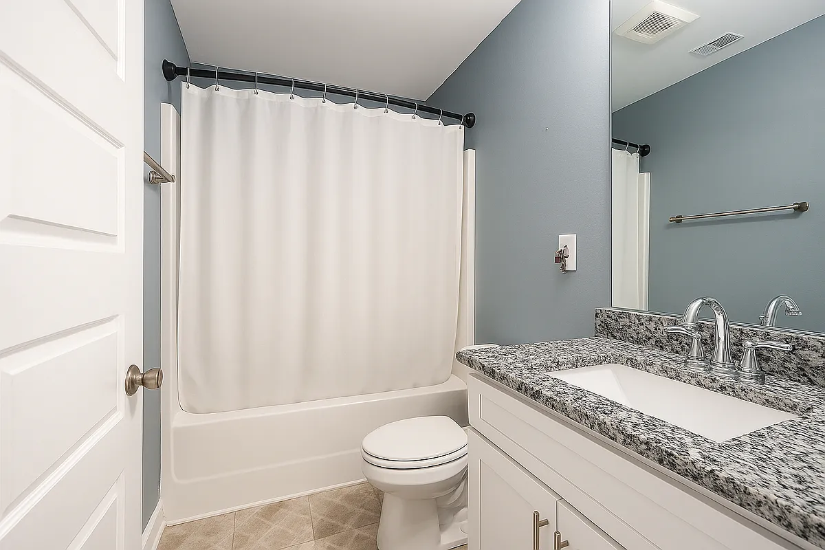You own, private bathroom includes a shower and tub. - Wells Way