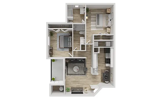 Floor plan B2