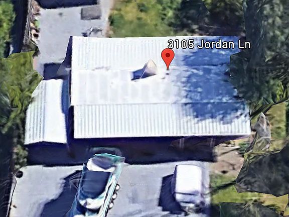 Front view of parking