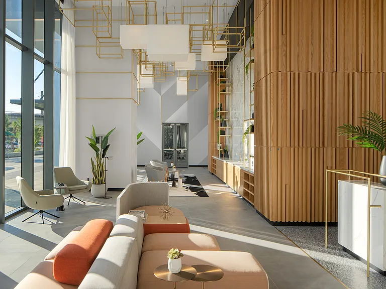 A soaring lobby designed to impress from the moment you arrive