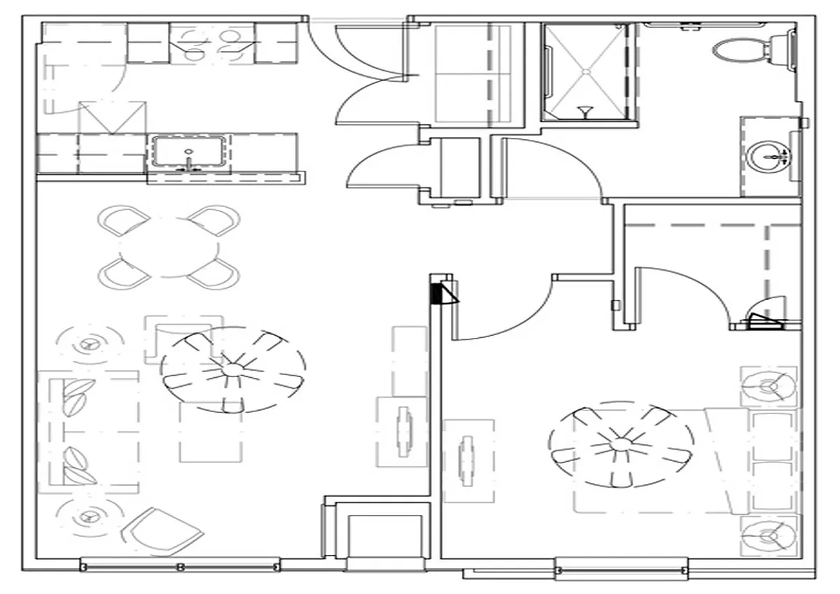 Floor plan One Bedroom