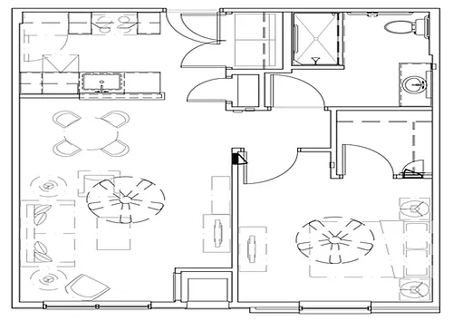 Floor plan One Bedroom