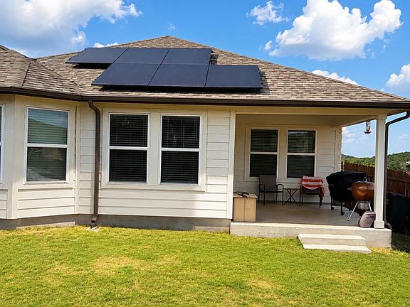 Back yard and Solar Panels