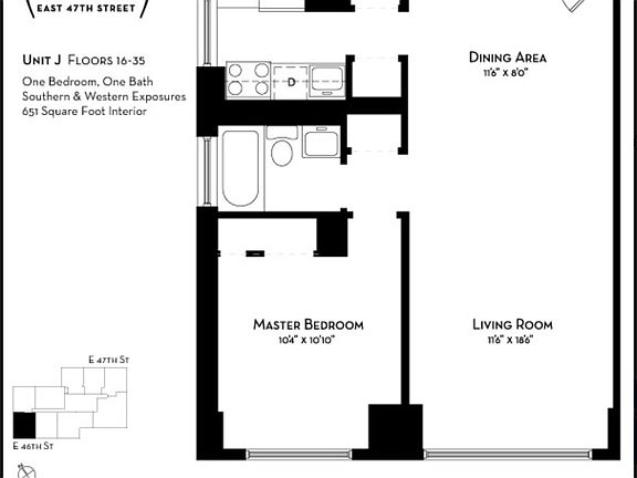 2nd image of 212 E 47th St APT 22J