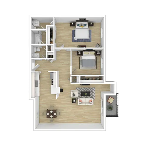 Floor plan The Daisy - Renovated