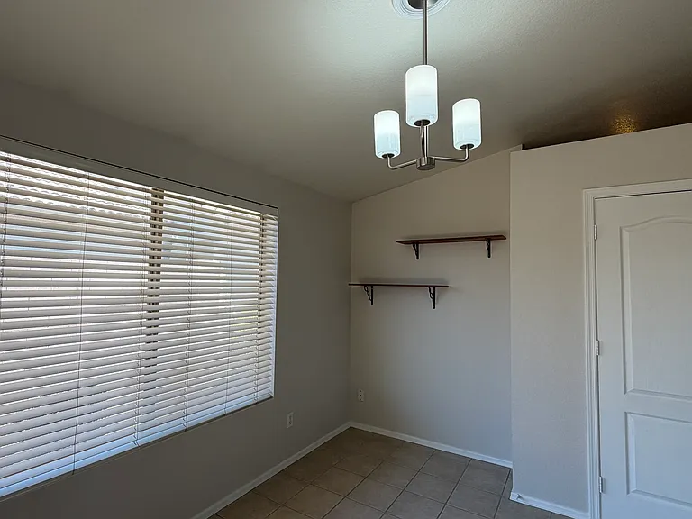 Decorative touches with display & plant shelves plus full pantry