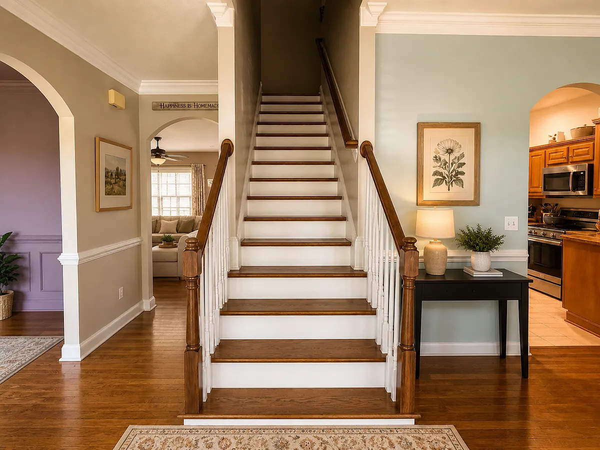 Entryway of the split colonial - 51 Hamshire Way