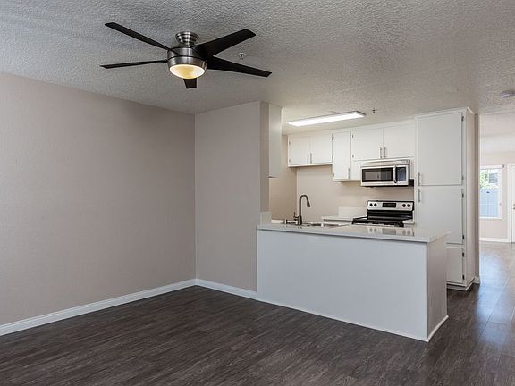 Kitchen and Living Room at Washington Place Apartment Homes