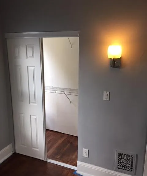 second bedroom double closet
