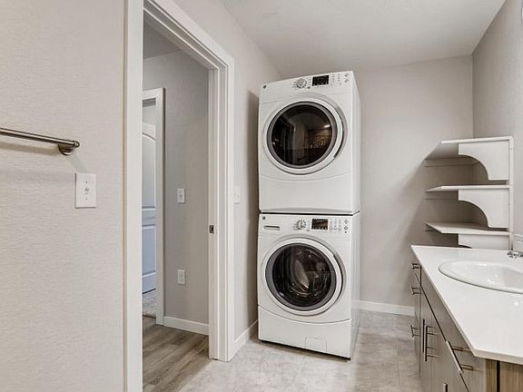 Brand new washer and dryer in every home!