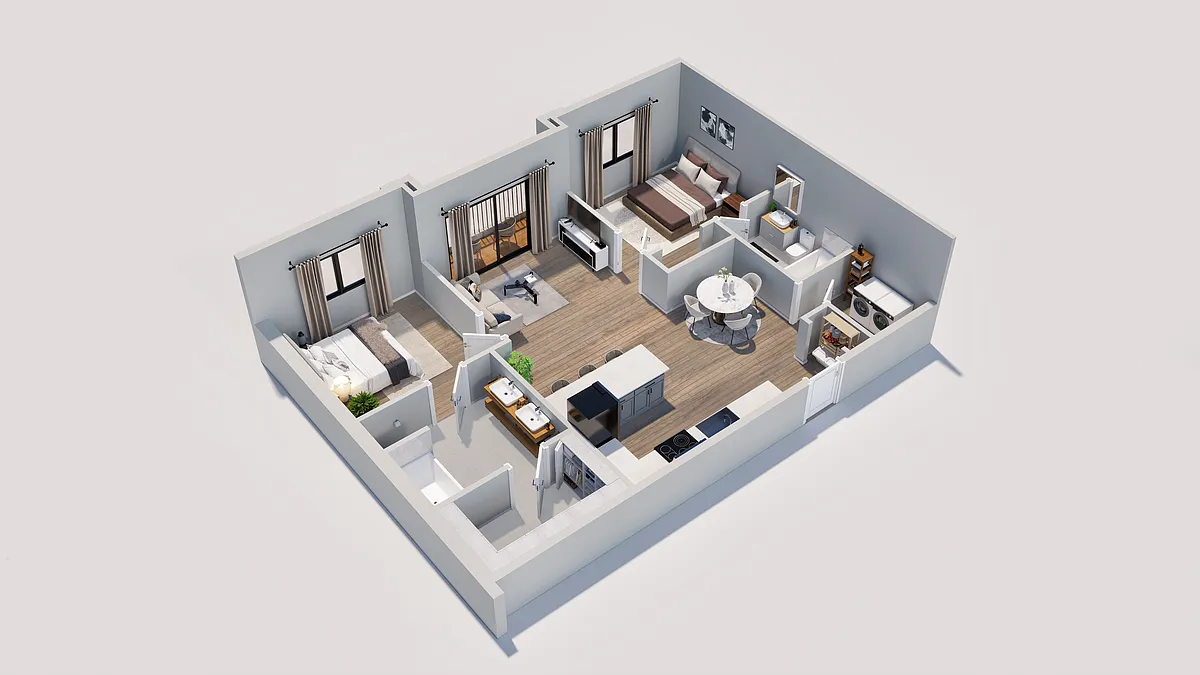 Floor plan 2 Bedroom