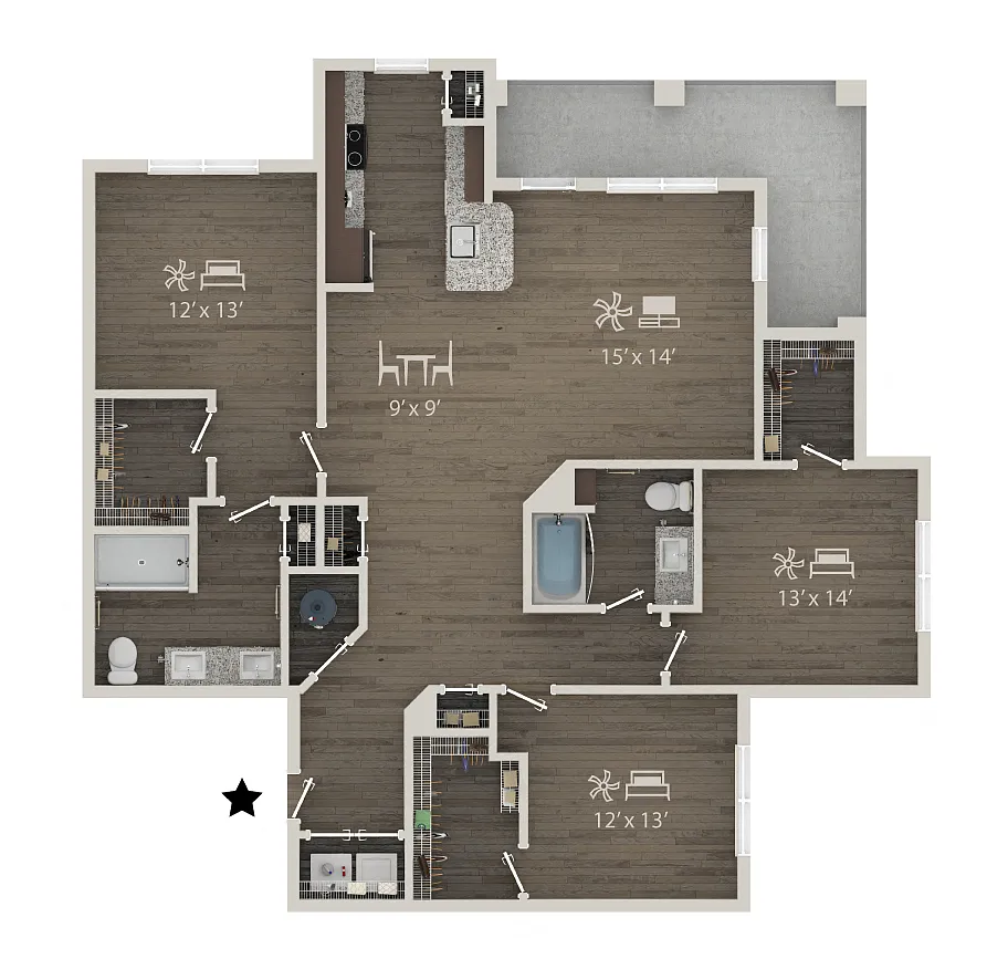 Floor plan Cypress