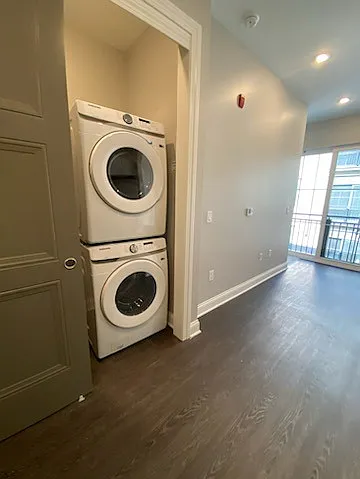 Samsung Stackable Full Sized Washer & Dryer Furnished In All Units Samsung Stackable Full Sized Washer & Dryer Furnished In All Units